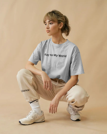 Key to my world- Women Oversize T-shirt