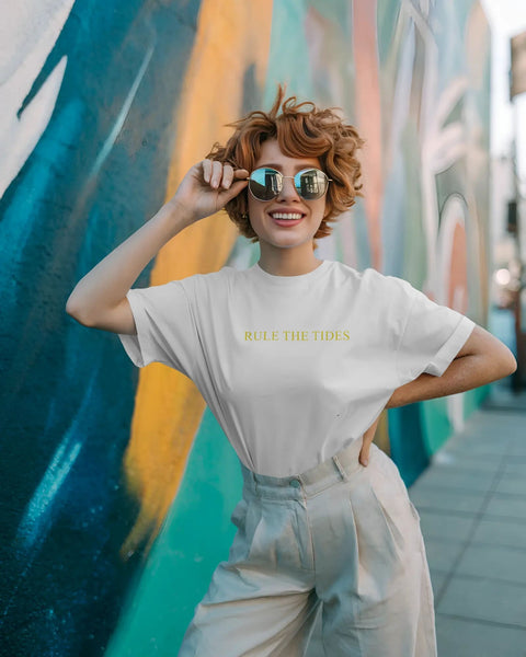 Rule The Tides- Women Half Sleeve Round Neck T-shirt