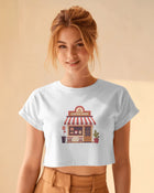Coffee House-Crop Top