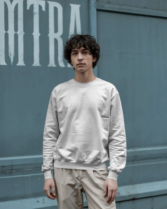 Plain Sweatshirts- Men