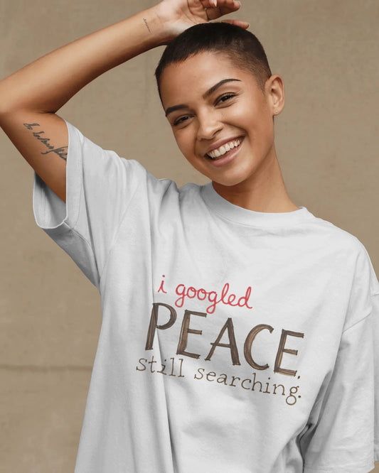 Google peace- Women Oversize T-Shirt