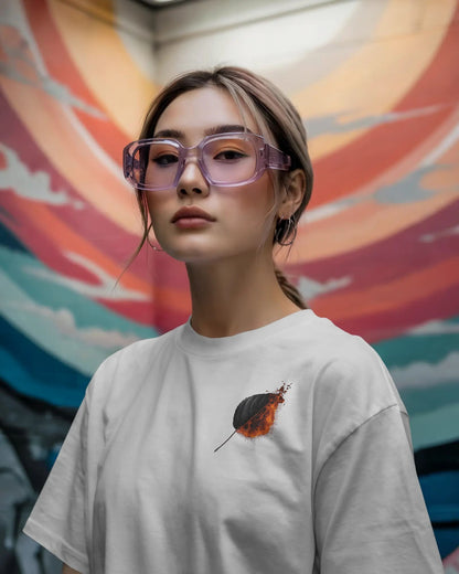 Burning Leaf- Women Oversize T-shirt
