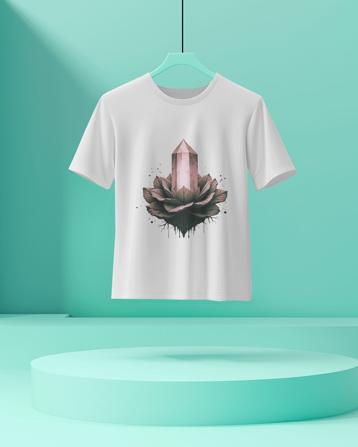Crystal- Women Half Sleeve Round Neck T-shirt