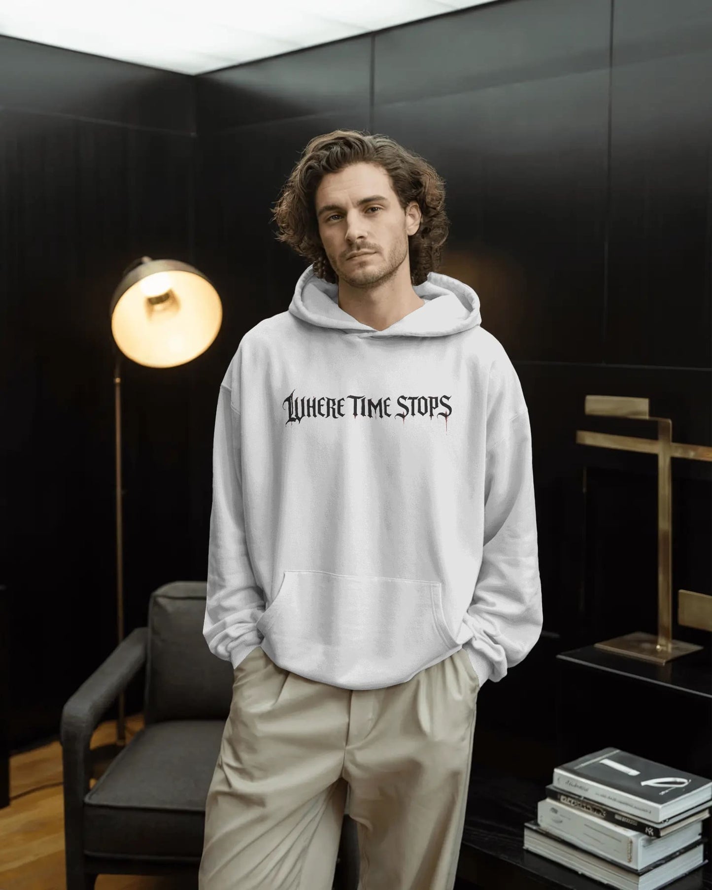Where Time Stops-Men Hoodie