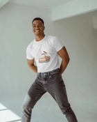 Bird Book & Coffee- Men Half Sleeve Round Neck T-shirt