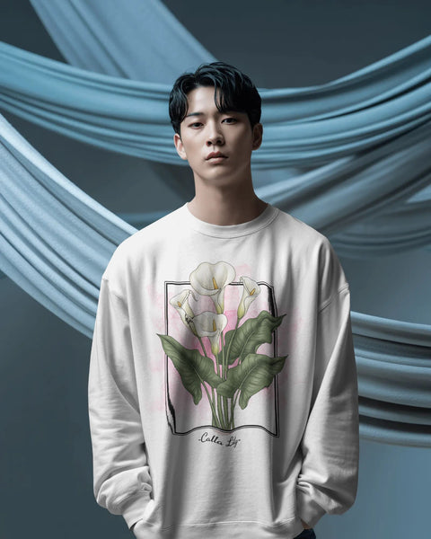 Lily Flower- Men Sweatshirt
