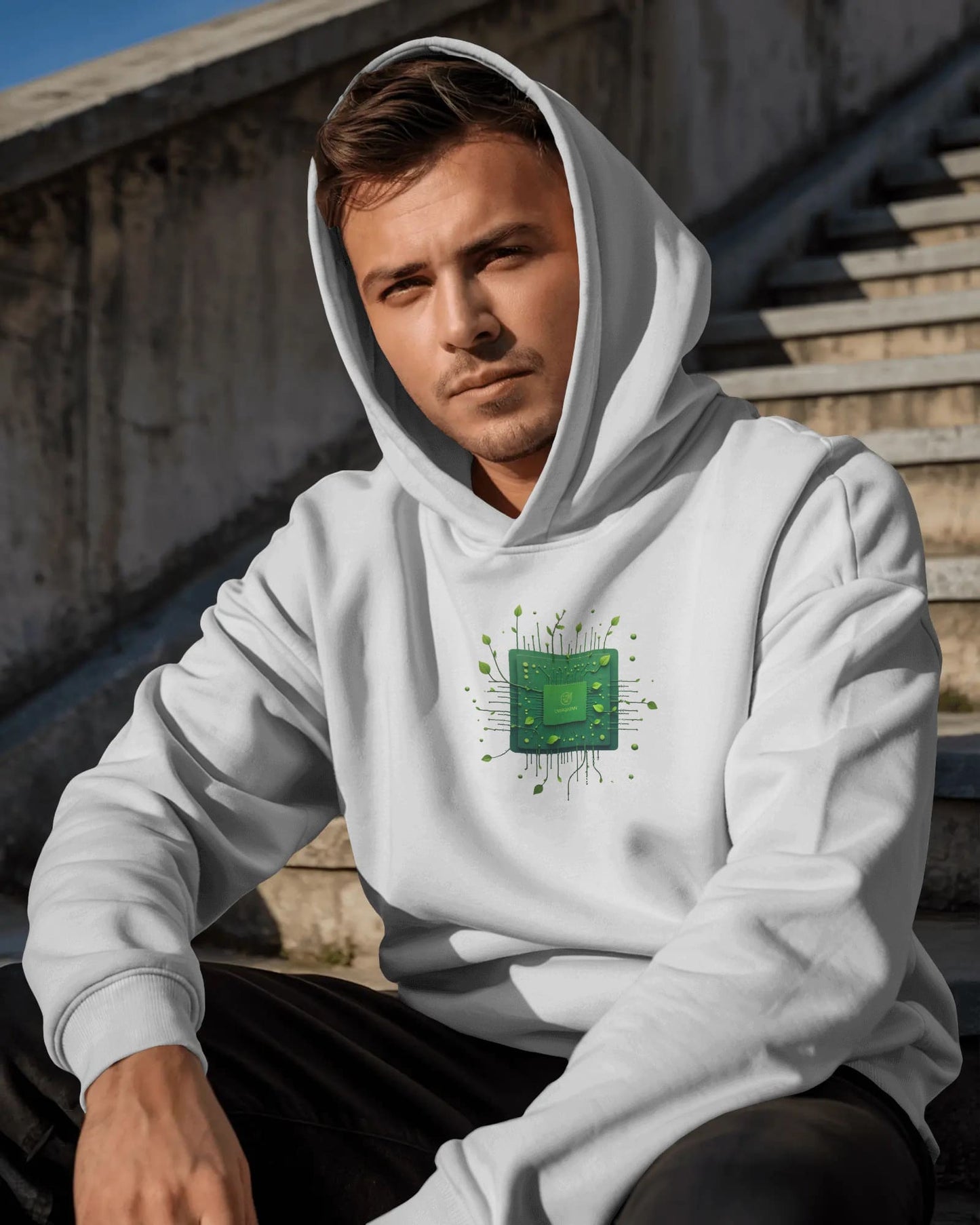 Microchip- Men Hoodie