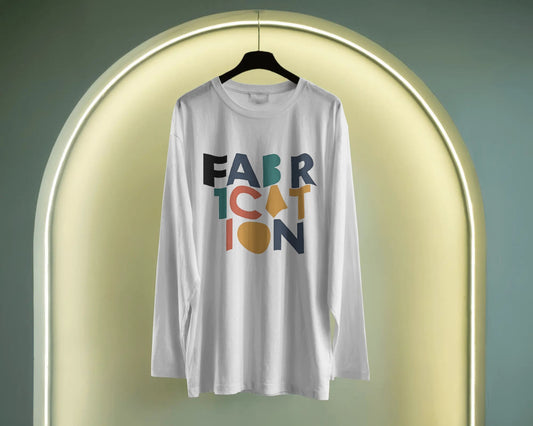 Fabrication word art- Men Full Sleeve T-shirt