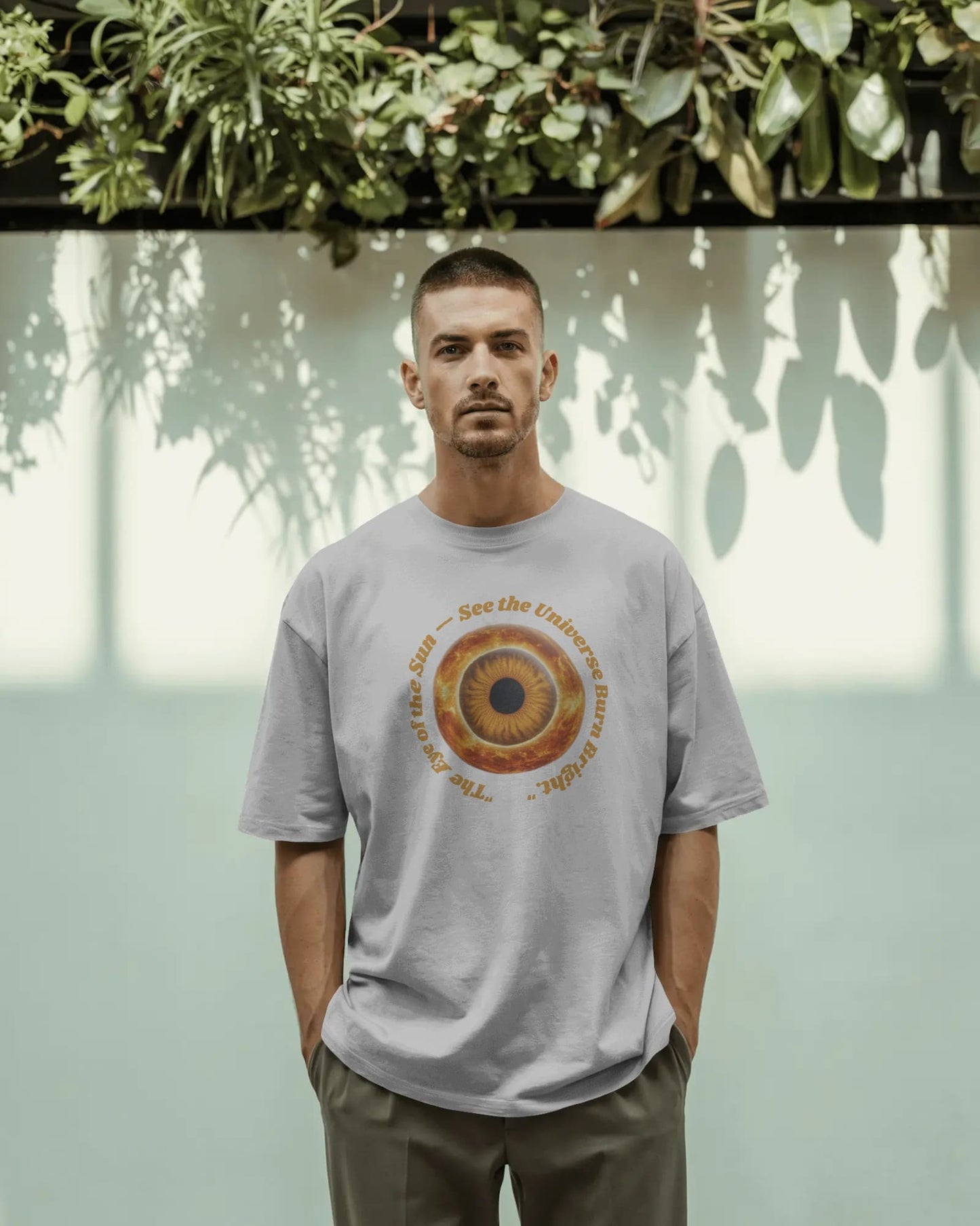 The Eye of the Sun- Men Oversize T-shirt