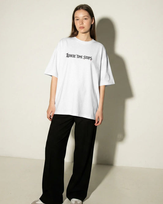 Where Time Stops- Women Oversize T-Shirt