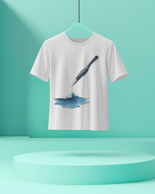 Ocean Drop - Women Half Sleeve Round Neck T-shirt