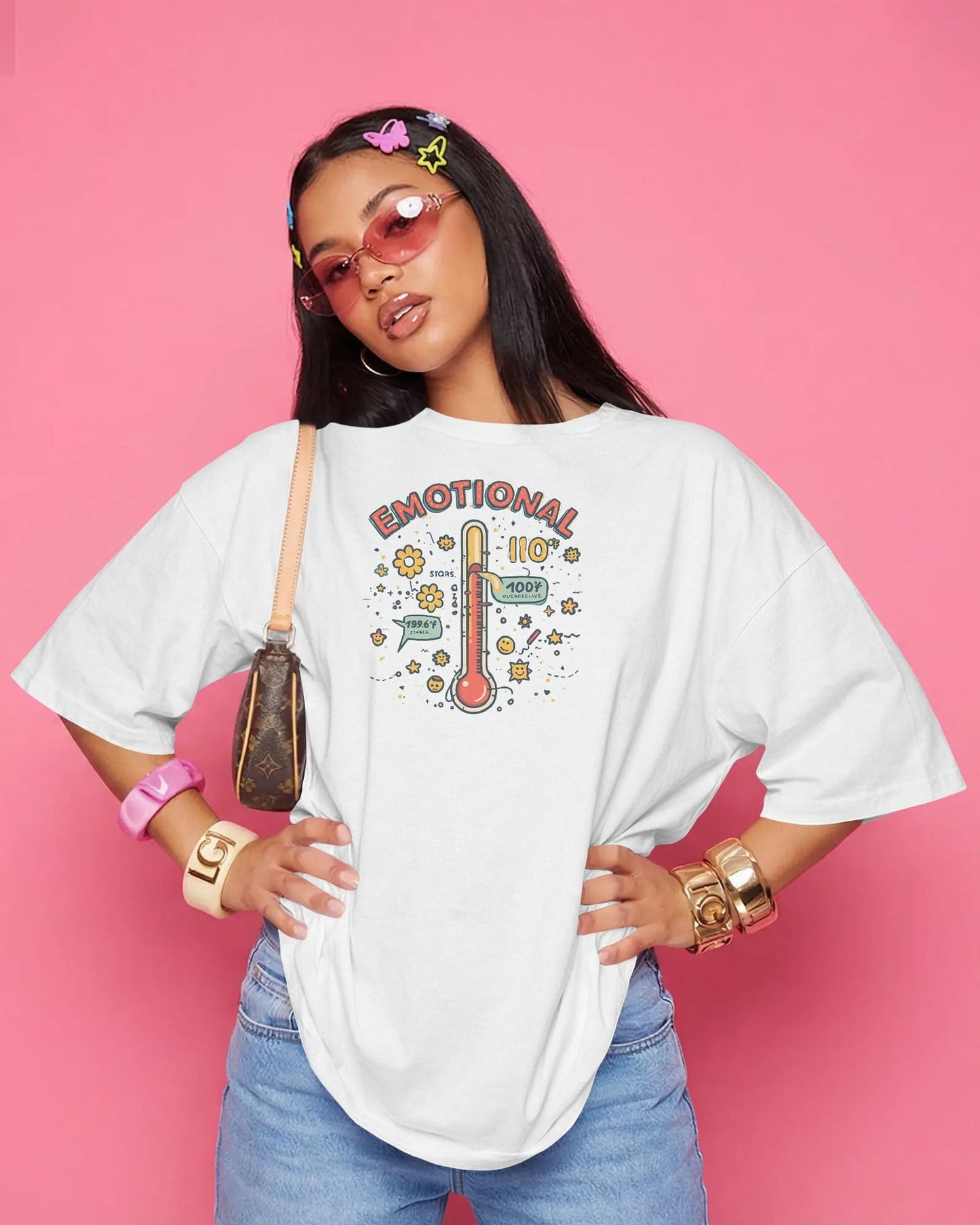 Emotional Thermometer- Women Oversize T-Shirt